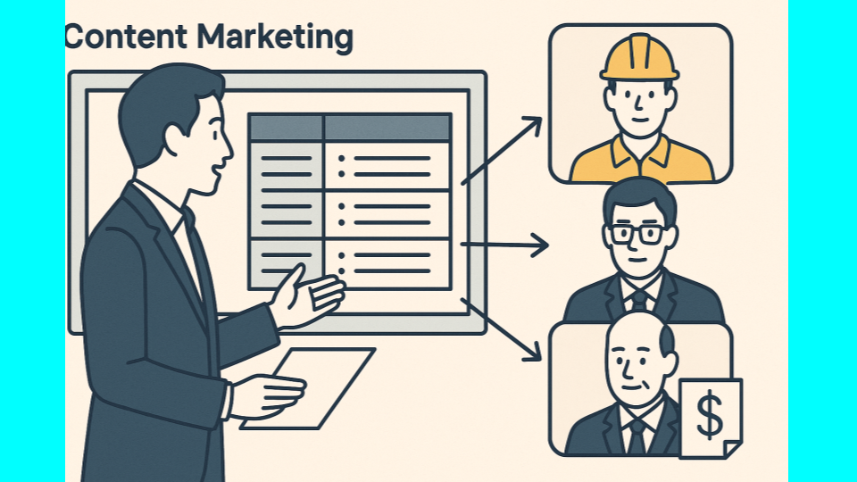 製造業コンテンツマーケティングの本質──購買プロセスと3人の意思決定者を意識せよ